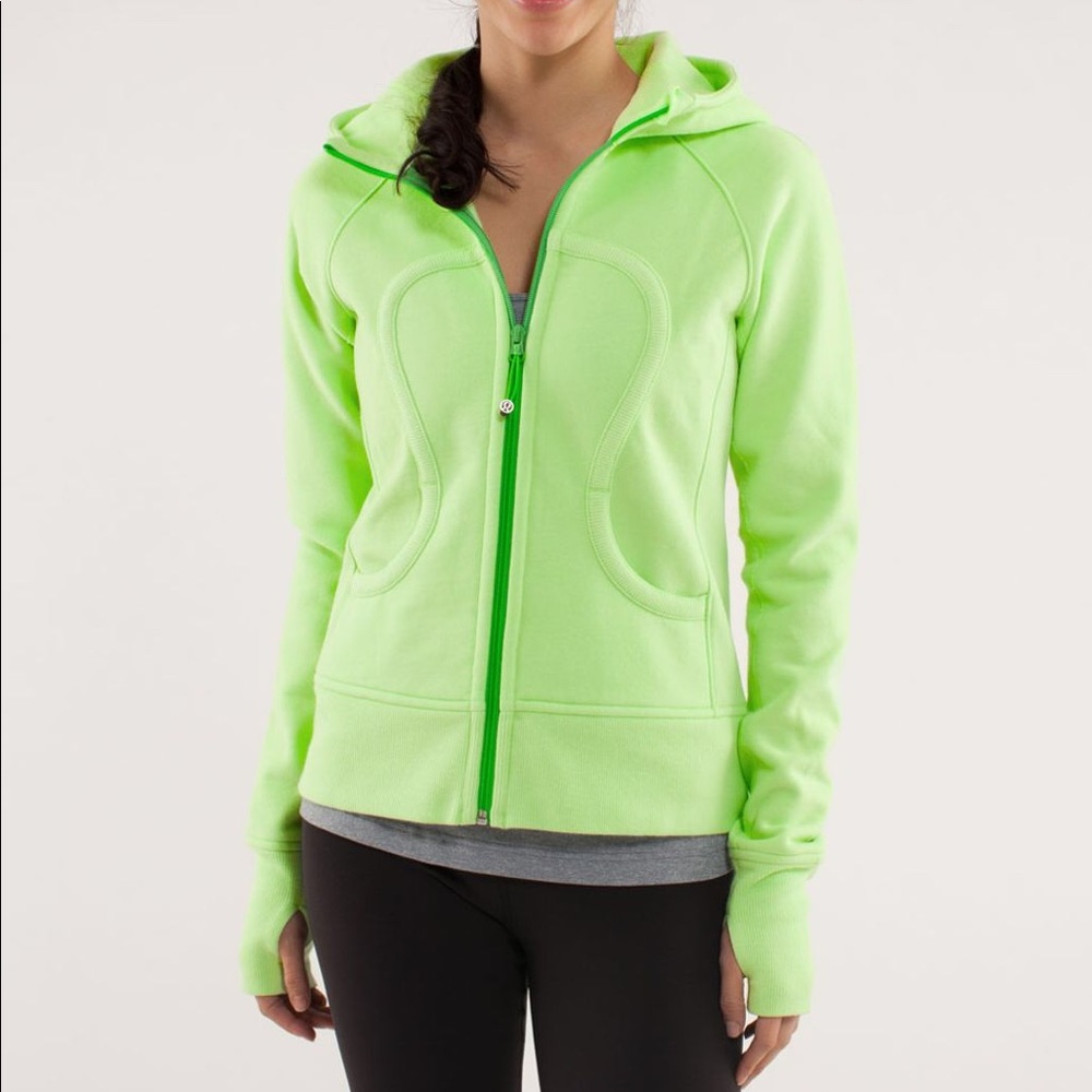 Lululemon Scuba Hoodie Yellow/Green